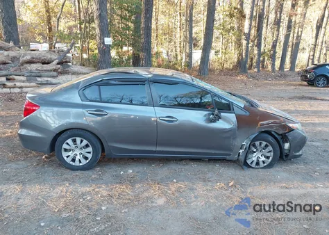 2012 Honda Civic Lx из США, поврежденный, VIN 19XFB2F54CE102741